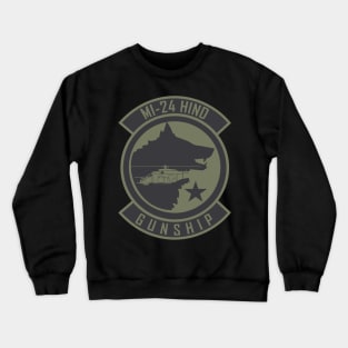 MI-24 Hind Patch (Subdued) Crewneck Sweatshirt